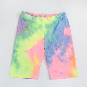 Shein Plus Size Tie Dye Biker Shorts Size 4XL